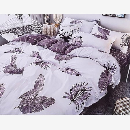 Bedding in a floral pattern 160x200, set of 4 parts - Bed linen