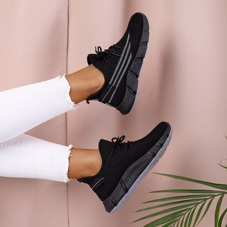 Black Women's Sports Shoes Cishe - Footwear