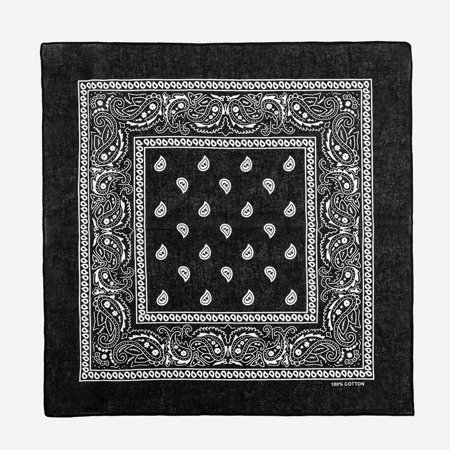 Black bandana scarf - Accessories