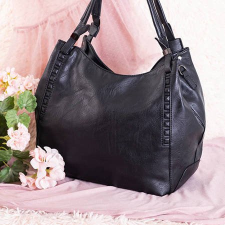 Black large women's bag - Handbags
