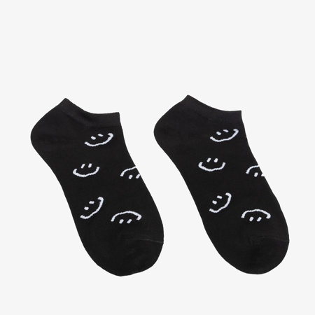 Black women's socks, socks smile - Underwear