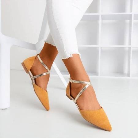 Brown women's flat heels Vosia - Footwear 1