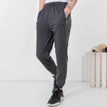 Dark Gray Men's Sweatpants - Clothing