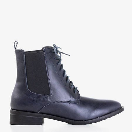 Dark blue laced chelsea boots Veto - Shoes