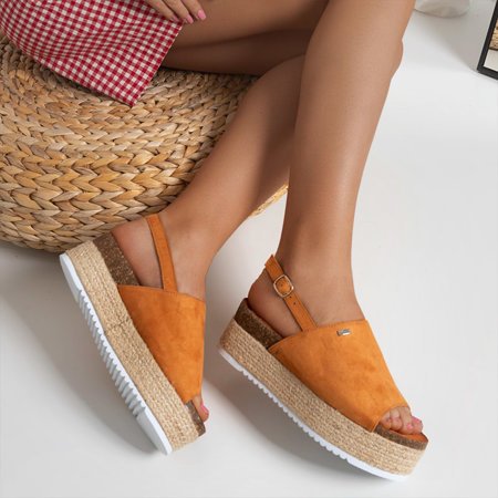 Light Brown Women's Kirala Platform Sandals - Footwear