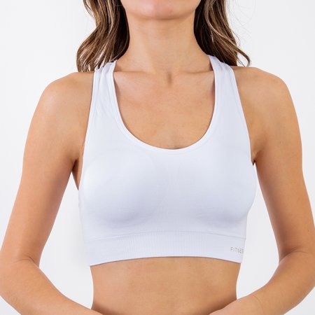 Women's White Sports Bra - Underwear