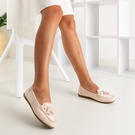Women's powdery loafers with fringes Sylorine - Footwear