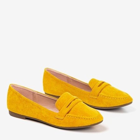 Yellow loafers for women Loures - Footwear 1