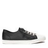 Black - beige sneakers Tottie - Shoes 1