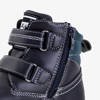 Black boys 'hiking boots with a navy blue insert Franko - Footwear