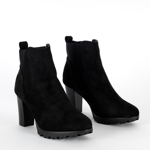 Black classic women's winter boots Miciela - Footwear