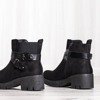 Black flat ankle boots Debra - Footwear