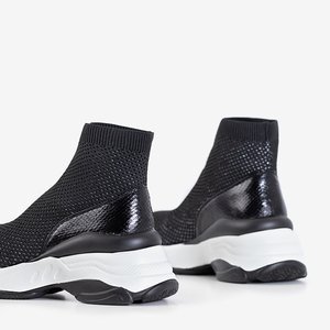 Black high-top sports shoes from Lupine - Footwear