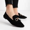 Black moccasins with Anossa chain - Footwear 1