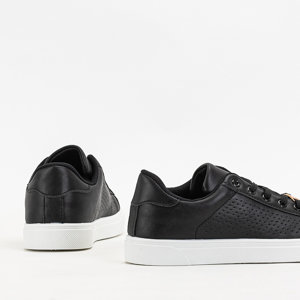 Black openwork Driso sneakers - Footwear