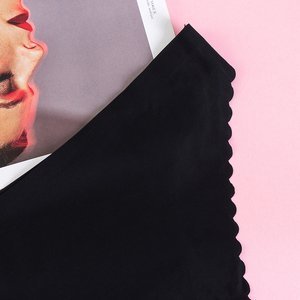 Black seamless panties for women - Underwear