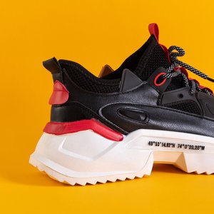 Black sports sneakers for men Mapsy - Footwear