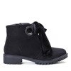 Black, suede boots Natalien - Footwear