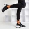 Black women&#39;s sneakers with a thick Esita sole - Footwear 1