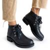 Black women's lace-up boots Kania - Footwear