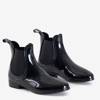 Black women's rubber boots by Serqias - Footwear