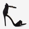 Black women's sandals on a high heel Gold Rush - Footwear 1