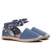 Blue, exposed espadrilles with Margen studs - Footwear 1