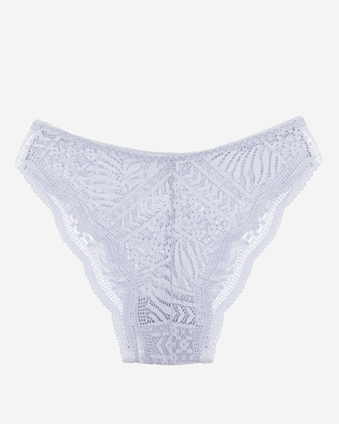 Blue lace panties for women, briefs - Underwear