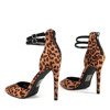 Brown leopard heels Anastassia - Footwear