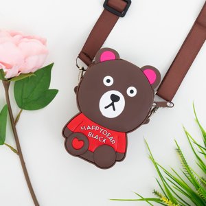 Brown teddy bear handbag - Accessories