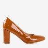 Brown varnished pumps on Wotolli's post - Footwear 1