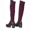 Burgundy boots on a Majana post - Footwear