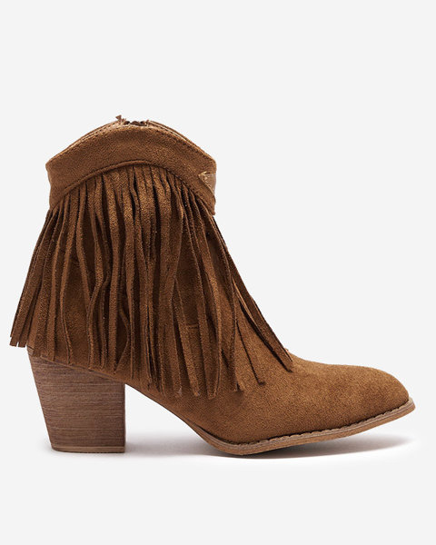 Camel women's boots a'la cowboy boots Versidi- Footwear