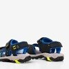Children's black sports sandals with cobalt inserts Krifia - Footwear
