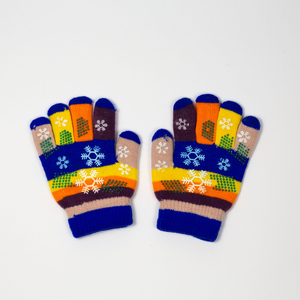Cobalt girls 'gloves with glitter and snowflakes - Accessories