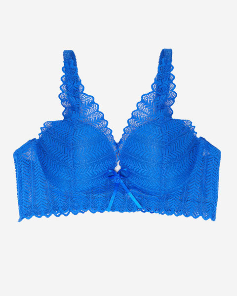 Cobalt sensual lace bra - Underwear