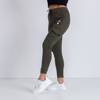 Dark green insulated women's sweatpants - Clothing