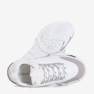 Eridan women's white sports shoes - Footwear
