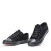 Essien Black Fabric Women's Sneakers - Footwear