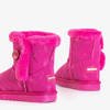 Fuchsia children's snow boots with fur Xialo - Footwear