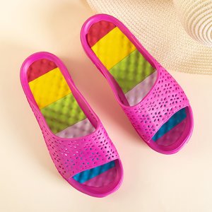 Fuchsia women's rubber slippers Filoni - Footwear