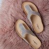 Gray flip-flops a'la with sequins Marana - Footwear