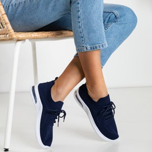 Graziella navy blue women's sports shoes - Footwear
