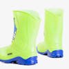 Green and blue Happy Baby children's rain boots - Footwear