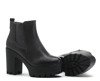Grey ankle boots on the column Serpienea - Footwear