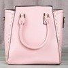 Ladies' pink bag with rhinestones - Handbags