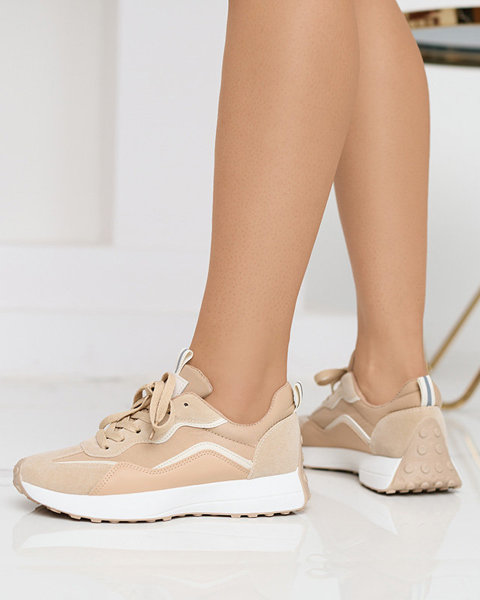 Light Brown Women's Trainers Qsially- Footwear