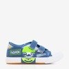 Light blue boys sneakers with Tamaro ornaments - Footwear