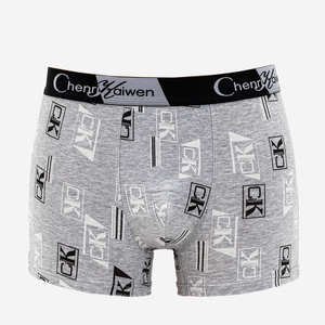 Light gray men's boxer shorts - Underwear