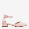 Light pink women&#39;s flat heels Tigrana - Footwear 1